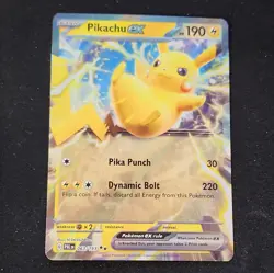 PIKACHU EX 63/193 PALDEA EVOLVED DOUBLE RARE POKEMON TCG ENGLISH NM - Image 1