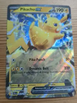 Pokemon TCG - Pikachu ex 63/193 - Paldea Evolved - Ultra Rare LP - Image 1