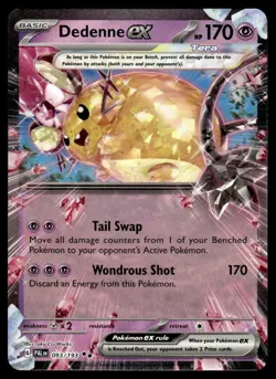 2023 Scarlet & Violet Series - Paldea Evolved Dedenne ex Double Rare #93 - Image 1