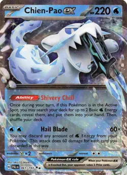 Chien-Pao ex 61/193 Paldea Evolved Holo Double Rare Pokemon TCG - Image 1