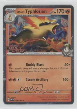 Ethan's Typhlosion (Prerelease Promo) Pokemon Destined Rivals (DRI) #034 - Image 1