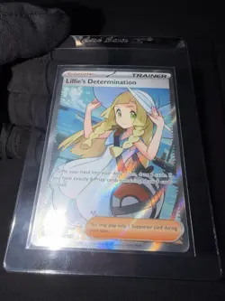 Lillie's Determination 169/132 Me01: Mega Evolution Holo Pokemon TCG Ultra Rare - Image 3