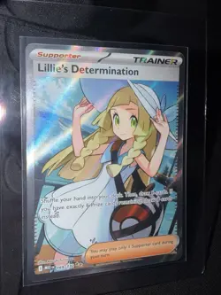 Lillie's Determination 169/132 Me01: Mega Evolution Holo Pokemon TCG Ultra Rare - Image 4