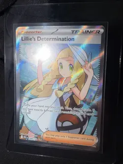 Lillie's Determination 169/132 Me01: Mega Evolution Holo Pokemon TCG Ultra Rare - Image 5