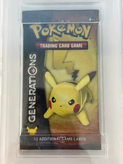RARE 2016 PSA 10 GENERATIONS Pikachu Booster Foil Pack Pokemon PSA 10 GEM MINT - Image 3