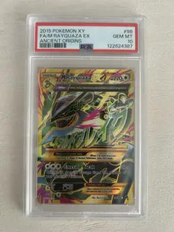 Pokemon Mega M Rayquaza EX XY Ancient Origins Full Art #98/98 PSA 10 Gem Mint - Image 4