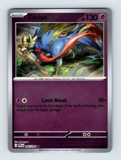 Zacian - Phantasmal Flames 045/094 - Reverse Holo - NM - Pokemon - Image 1