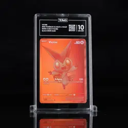2025 Pokemon SV White Flare 172/086 Victini Black White Rare TAG 10 (955) - Image 1