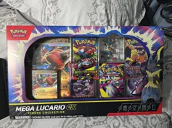 Pokemon TCG Mega Lucario ex Premium Figure Collection Box - NEW - SEALED - Image 1