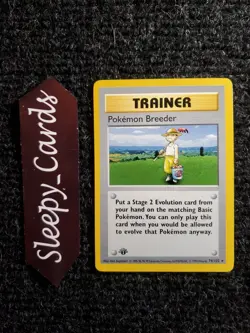 Pokemon Breeder 76/102 - Base Set 1st edition shadowless English (1999) - NM - Image 1
