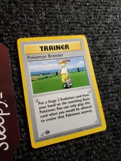 Pokemon Breeder 76/102 - Base Set 1st edition shadowless English (1999) - NM - Image 3