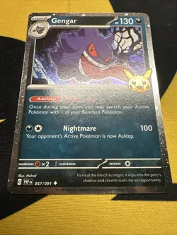 Pokemon TCG Halloween Trick Or Trade 2024 Gengar #57/91 Cosmos - Image 1