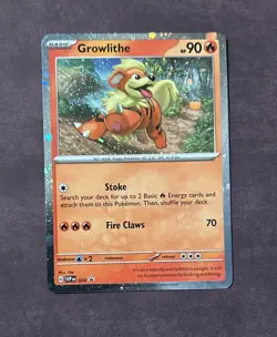 Pokemon TCG Growlithe SVP Black Star Promos SVP024 Holo - Image 1