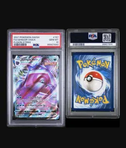 2021 POKEMON SWORD & SHIELD FUSION STRIKE #157 FULL ART GENGAR VMAX PSA 10 - Image 3