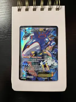 Pokemon TCG Team Aqua's Kyogre-EX Double Crisis Holo NONGRADED English - Image 1