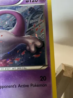Pokemon TCG Mewtwo XY101 XY Holo w/ Holo Swirl Rare - Image 3