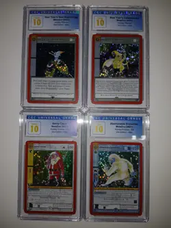 METAZOO 2021 CGC 10 PRISTINE HOLO LOT FOUR X4 CARDS HOLIDAY PROMOS 2ND EDITION - Image 1