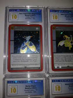 METAZOO 2021 CGC 10 PRISTINE HOLO LOT FOUR X4 CARDS HOLIDAY PROMOS 2ND EDITION - Image 2