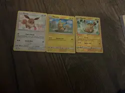basic pokemon bundle rare cards Pikachu Eevee - Image 1