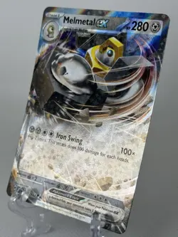Melmetal ex 105/142 Ultra Rare Stellar Crown Pokemon TCG Card - Image 1