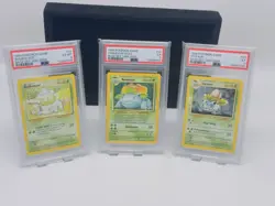 Pokemon Card Venusaur + more 15/102 4th Print PSA 5 Holo Base Set 1999-2000 WOTC - Image 1