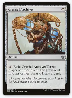 x1 Cranial Archive NM KTK 218 Khans of Tarkir MTG Magic The Gathering - Image 1