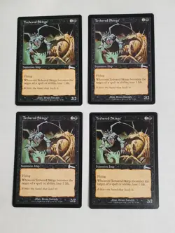 MTG Playset 4x Tethered Skirge (Urza's Legacy/Black/U) - BGM - Image 1