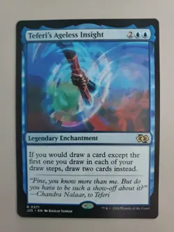 MTG Teferi's Ageless Insight Foundations Jumpstart Regular Rare - Image 1