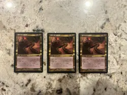 Mtg Blazing Specter x3 - Magic the Gathering Foreign Blazing Specter Lp - Image 1