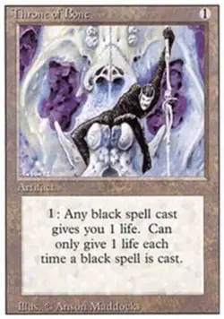 Throne of Bone - Revised Edition # MTG Magic The Gathering - Image 1