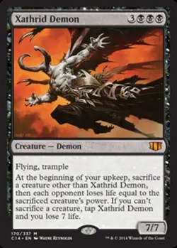 Xathrid Demon - Commander 2014 #170/337 MTG Magic The Gathering - Image 1
