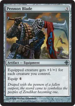 Pennon Blade - Rise of the Eldrazi #221/248 MTG Magic The Gathering - Image 1