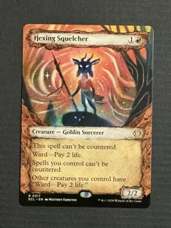 Magic The Gathering Hexing Squelcher Showcase Lorwyn Eclipsed Non-foil - Image 1