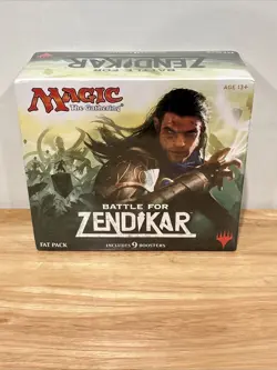 Magic the Gathering MtG BATTLE FOR ZENDIKAR Fat Pack Bundle Box • FACTORY SEALED - Image 1