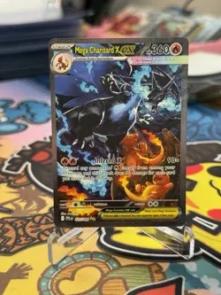 Pokemon Mega Charizard X EX 125/094 SIR English Phantasmal Flames Pack Fresh - Image 1