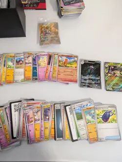 Many Pokemon cards Paldea Evolved Crown Zenith Paldean Fates Obsidian Flames - Image 3