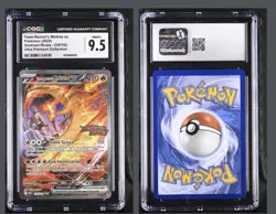 TEAM ROCKET'S MOLTRES EX STAMPED 2025 POKEMON SV DESTINED RIVALS #229 CGC 9.5 - Image 1