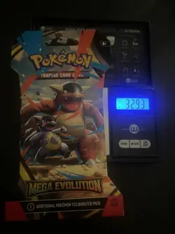 (VERY HEAVY) 32.93g Pokemon TCG Mega Evolution Sleeved Booster Pack (SEALED)✅ - Image 1