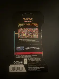 (VERY HEAVY) 32.93g Pokemon TCG Mega Evolution Sleeved Booster Pack (SEALED)✅ - Image 4