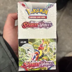 Pokemon TCG Scarlet & Violet Base Half Booster Display 18 Packs Factory Sealed - Image 1