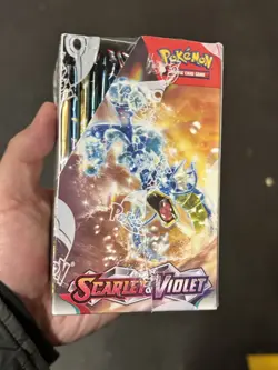 Pokemon TCG Scarlet & Violet Base Half Booster Display 18 Packs Factory Sealed - Image 5