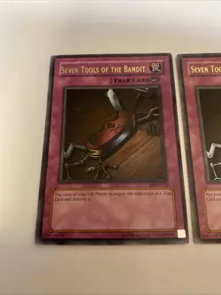 Yugioh - Seven Tools of the Bandit MRD-129 ULTRA LP/NM X3 - PLAYSET - Image 2