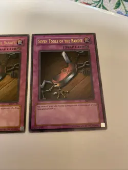 Yugioh - Seven Tools of the Bandit MRD-129 ULTRA LP/NM X3 - PLAYSET - Image 4
