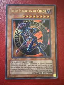 Yu-Gi-Oh! - Dark Magician Of Chaos - Invasion of Chaos IOC-065 - HP/DMG - 1st ED - Image 1