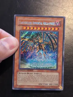 Yu-Gi-Oh! SECRET RARE CARD EARTHBOUND IMMORTAL ASLLA PISCU CT06-ENS02 NM/VLP - Image 3