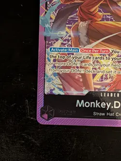 Monkey D Luffy | OP05-060 Leader | Sound Loader Vol. 1 Promo | One Piece TCG - Image 5