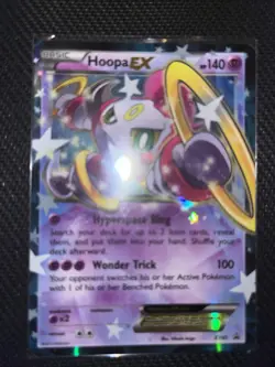 Pokemon TCG Hoopa EX XY85 Black Star Promo Card LP+/NM Condition - Image 1