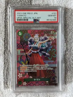 PSA10 One Piece Card Game OP-05 Yamato OP01-121 SEC Special Japanese - Image 1