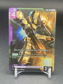 Gundam Gusion Rebake - GD02-055 LR - Gundam Card Game - Dual Impact - English - Image 1
