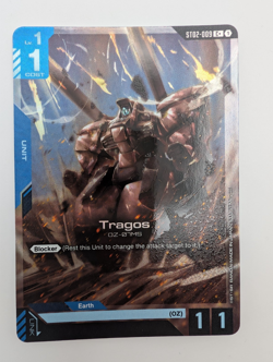 Gundam Card Game TCG - Tragos Alternate Art Foil - ST02-009 C+ - Image 1